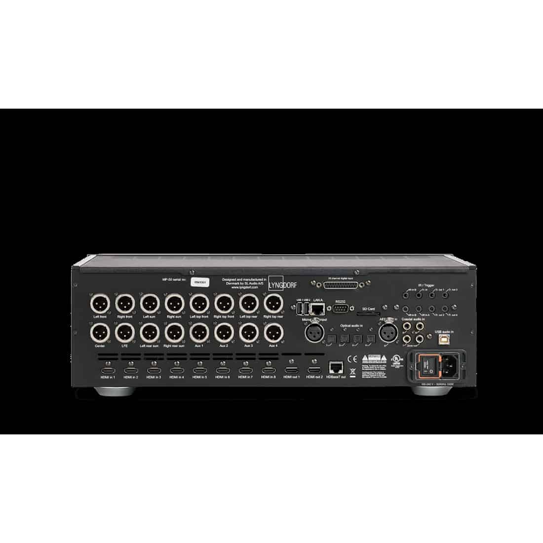 Processeur audio video Lyngdorf MP-50 avec correction acoustique